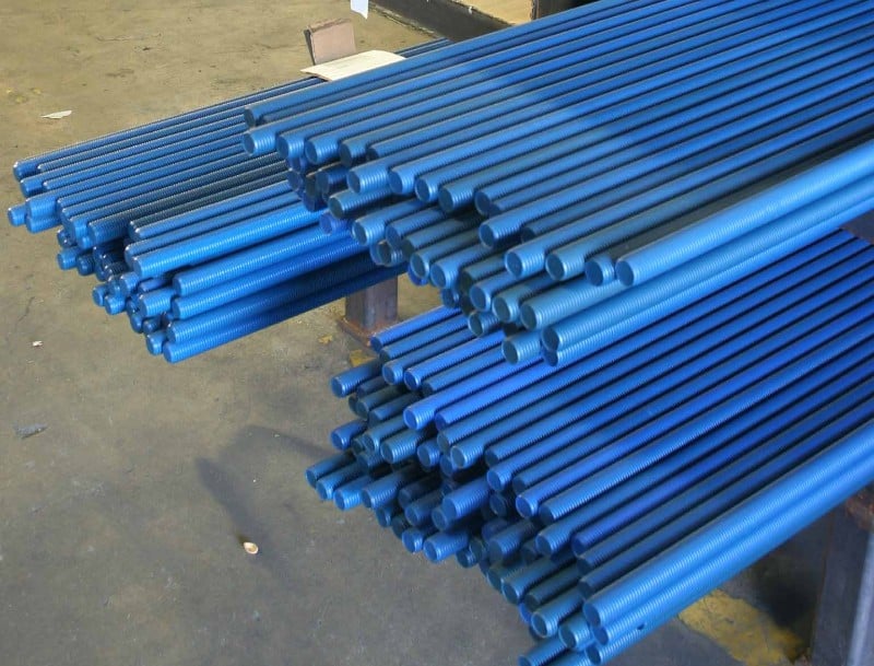 Inventory of coated B7 rods