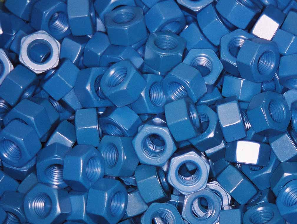 Stock of coated 2H nuts